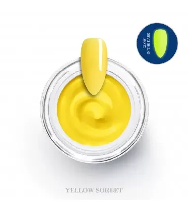 Acrygel Jar Glow in the Dark Yellow Sorbet 30g